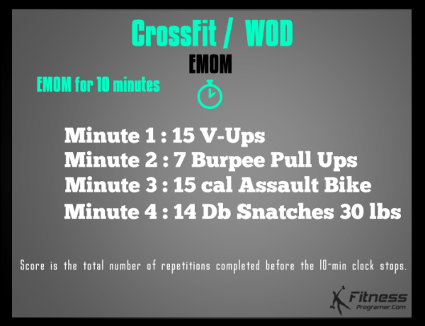 Emom wod best sale