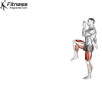 High Knees Exercise Gif