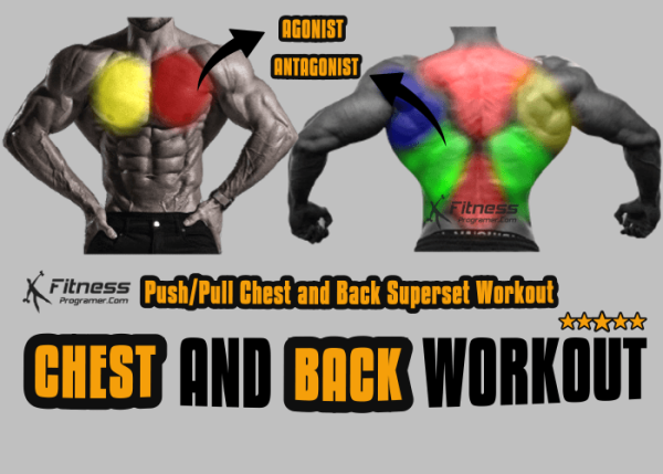 Push And Pull Chest And Back Superset Workout 