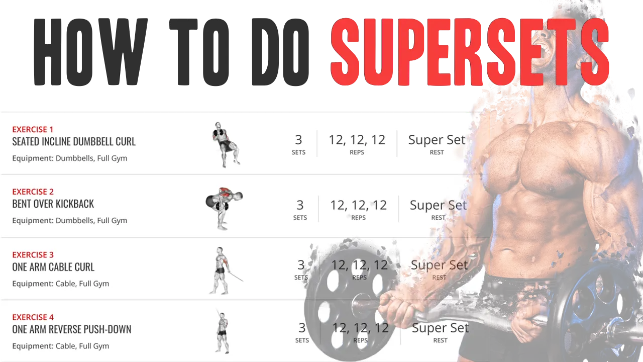 The superset: a weight training technique to progress