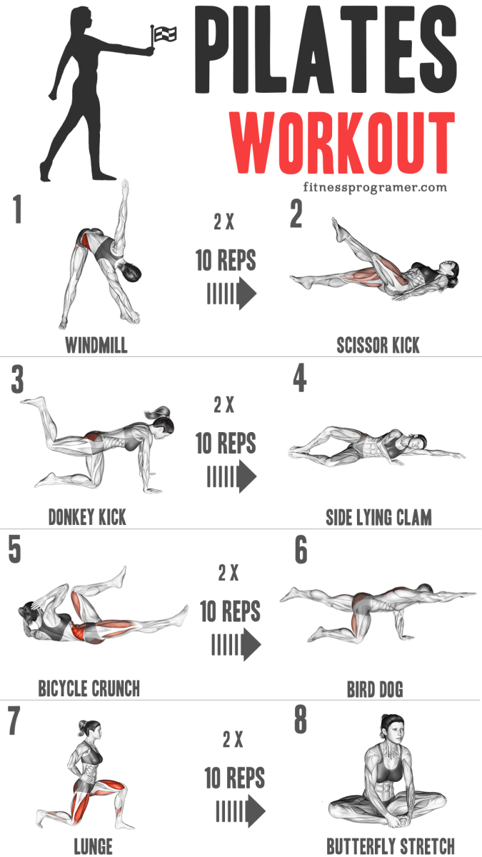 pilates workout plan