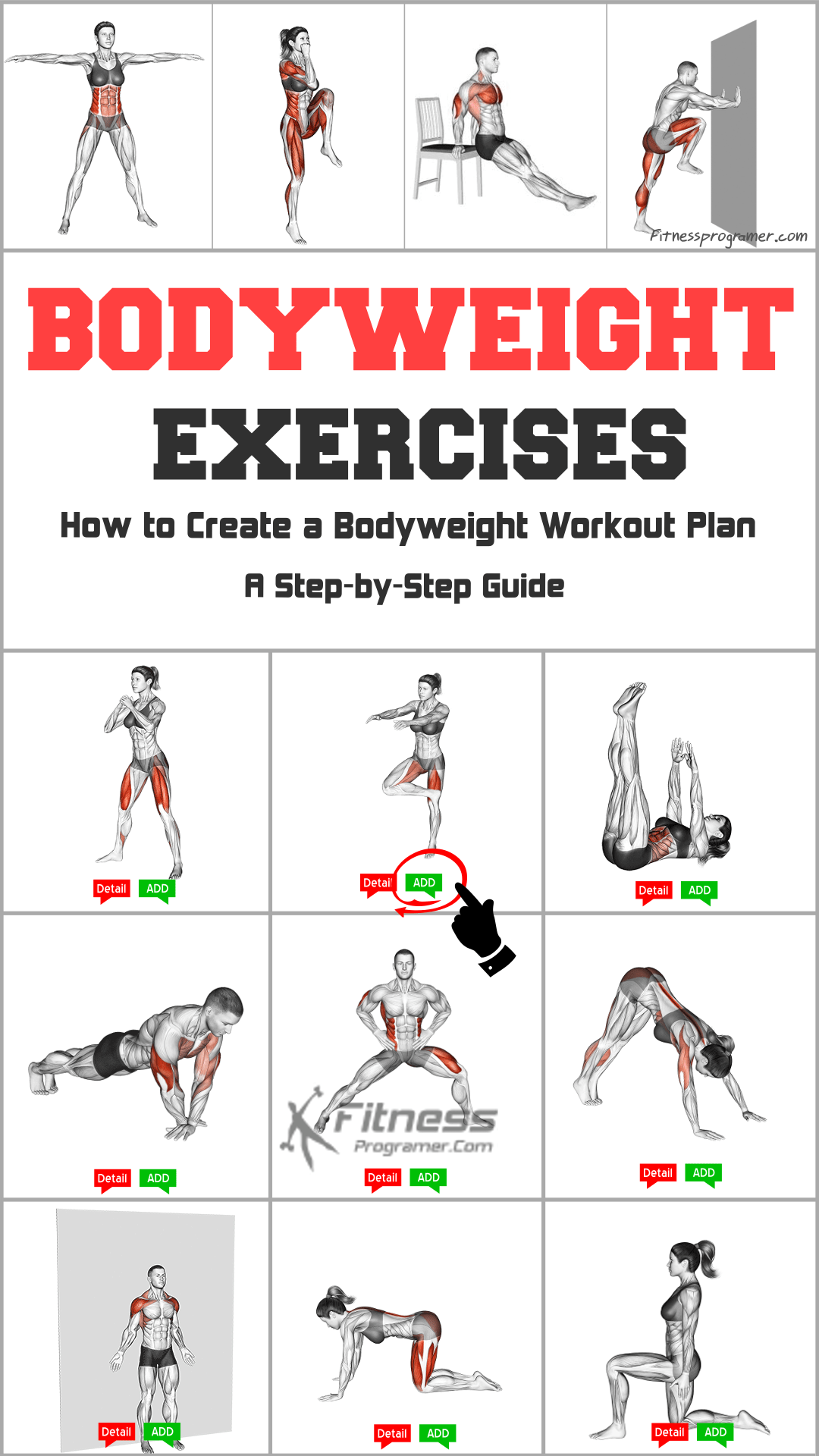 How To Create A Bodyweight Workout Plan Step By Step Guide 