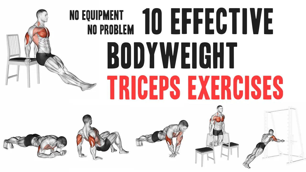 No Equipment, No Problems: 10 Effective Bodyweight Triceps Exercises to Try