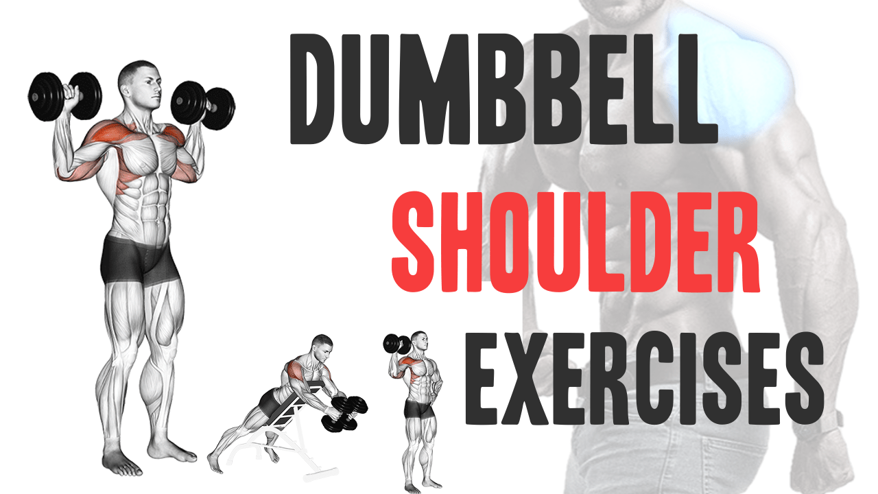 Dumbbell shoulder exercises to do at the gym or at home