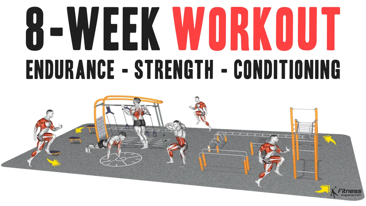 8-Week Workout Routine for Endurance, Strength and Conditioning