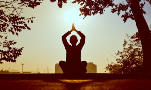 Peace and Mental Health by Practicing Yoga