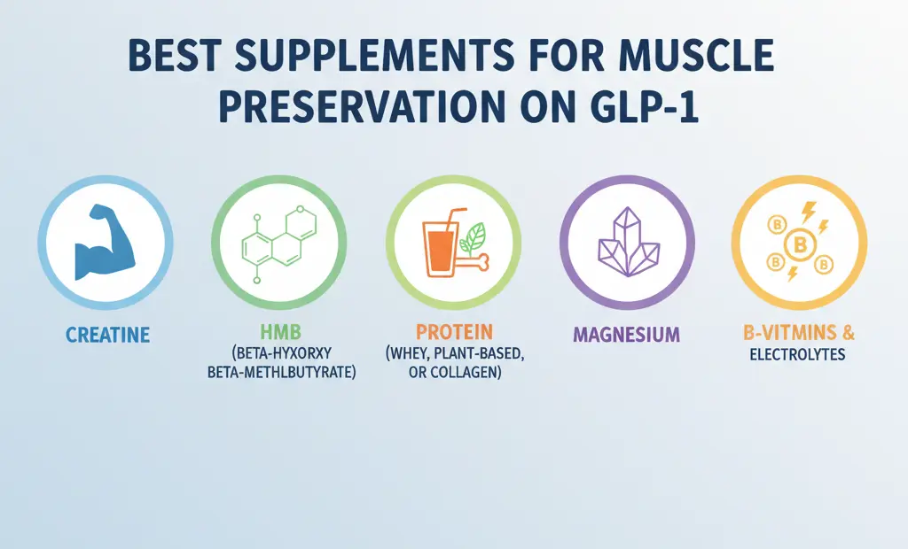 Best Supplements for Muscle Preservation on GLP-1