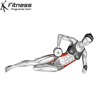 Single Leg Dumbbell Side Bridge