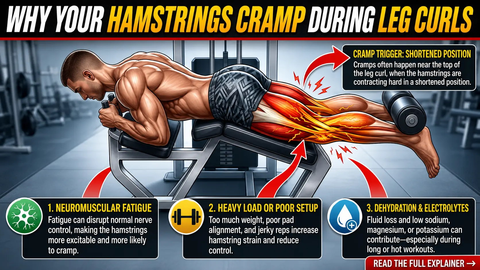 Why Your Hamstrings Cramp During Leg Curls